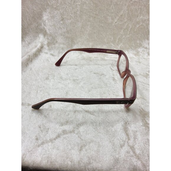 vintage womans ray-ban spring arm brown violet horn rim rb 5150 eye glass frames - Picture 3 of 7